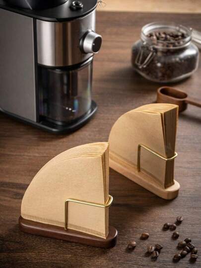 1 chiếc giá đỡ cốc lọc cà phê bằng gỗ óc chó, giá để cốc lọc cà phê kiểu rót, vật trang trí bàn làm việc, vật trang trí nhà cửa.