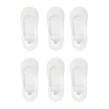 1/5/10 双装女士 3D 船袜 透气加厚蝴蝶结足部按摩保健隐形袜 硅胶防脱丝质减震船袜 - 彩色 - 查看 14