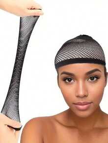Wig Net Cap, Invisible Hair Net, High Elastic Non-Binding Hair Net, Hair Fixing Cap, Hair Care Wig Net - View 4