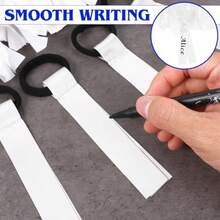 48 Pcs Cheerleader Pom Poms Name Tags Cheerleading Name Tags Ribbon Sublimation Blank Cheer Pom Tags Travel Suitcases Labels For Backpack Keychains White - White - View 3