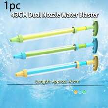 1pc/3pcs Dual Nozzle Retractable Water Gun, Material Water Toy, Long Range Easy Operation Stress Relief Toy, Suitable For Teenagers, Outdoor Beach Pool Water Fight, Parent-Child Interaction Gift - Multicolor - View 4