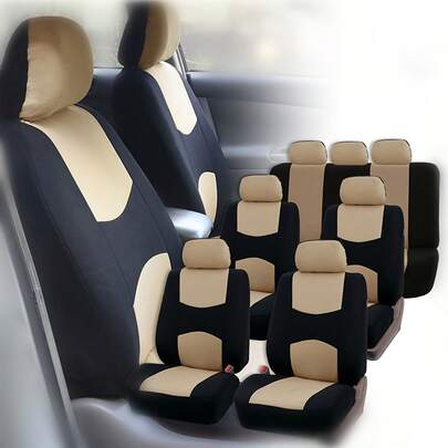 13pcs Universal Car Seat Covers That Fit Most Vehicles, Offering High-Quality And Available In Colors 7Seat Set For Various Models