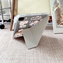 1pc Wanderlust Travel Girl Protective Cover With Pen Slot Multi-Angle Magnetic Stand Cover With Auto Sleep/Wake,Tablet Case Compatible With IPad Pro/Air/Compatible With Samsung Galaxy A9/S9/S7/S10+/Compatible With XIAOMI Pad/5/6/7 - Multicolor - View 8