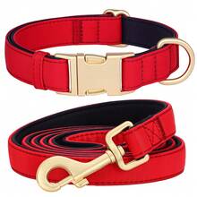 Bộ vòng cổ và dây dắt chó bằng nylon nhẹ, thanh lịch, có thể điều chỉnh cho chó cỡ trung bình đến lớn, vòng cổ chó chất lượng cao. - Nhiều màu - Xem 20