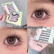 2026 New Gege Bear Segmented False Eyelashes, Beginner-Friendly, Natural Look, Ideal Valentine's Day Gift, Easy To Wear Daily Eye Makeup - View 13