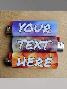 Customized Lighter Sticker With Personal Pattern, Personalized Lighter Pocket Sticker, Lighter Advertising Decoration And Promotional Gift. Can Print Logo And Advertising Slogan. Suitable As A Gift Or Freebie (Lighter Not Included)., Gift For Him - Multicolor - View 5