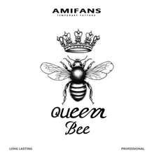 Hình xăm tạm thời AMIFANS Queen Bee Royal, hình xăm bán vĩnh viễn, giữ được 1-2 tuần, hình xăm, hình xăm nước ép trái cây, hình xăm chân thực, hình xăm lãng mạn, hình xăm giả, chống thấm nước, hình xăm trông giống như thật, hình xăm thiết kế độc đáo, hình xăm trái cây, hình xăm thực vật - màu đen - Xem 3