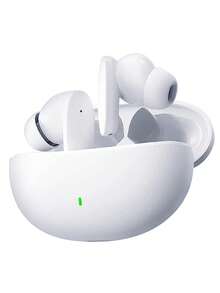 真无线蓝牙耳机 - 兼容苹果和安卓系统，内置麦克风，防汗，续航长达 24 小时 - 白色 - 查看 11