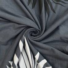 1/2/4/6pcs Stretch Printed Bar Stool Chair Covers, Home & Hotel Use - Featherleaf Gray - View 6