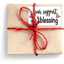 24/48 Pcs 'Your Support Is Such A Blessing' Thank You Cards - Perfect For Customer Appreciation, Small Business - Business Packaging Inserts - A - View 4