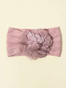 多巴胺时尚网纱花朵婴儿发带，柔软弹力婴儿发箍，精致发饰 - 彩色 - 查看 6