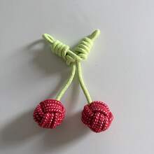 Pet Cotton Rope, Small Cat, Small Dog, Cherry Chew Toy, Anti-Bite Toy, Small & Medium Dog Toy, Knotted Toy - Multicolor - View 14
