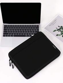 SENLASI 适用于蓝色、黑色、灰色 13-15.6 英寸笔记本电脑的笔记本电脑包，也适用于 MacBook、HP Chromebook 和 Surface 笔记本电脑，黑色 - 查看 9