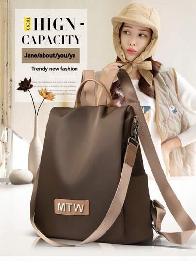 حقيبة ظهر مضادة للسرقة، محفظة نسائية، حقيبة يومية متعددة الوظائف وأنيقة، حقيبة سفر خفيفة الوزن متعددة الجيوب، حقيبة مدرسية بسيطة كبيرة السعة، حقيبة مدرسية مريحة، مناسبة للطلاب والممرضات والمعلمين والأشخاص العاملين والسفر والعطلات والرحلات التجارية والتنقلات اليومية والتسوق والمكتب والمواعدة والتنزه والتدريب والعمل وهدايا عيد الميلاد والعطلات، حقيبة الظهر