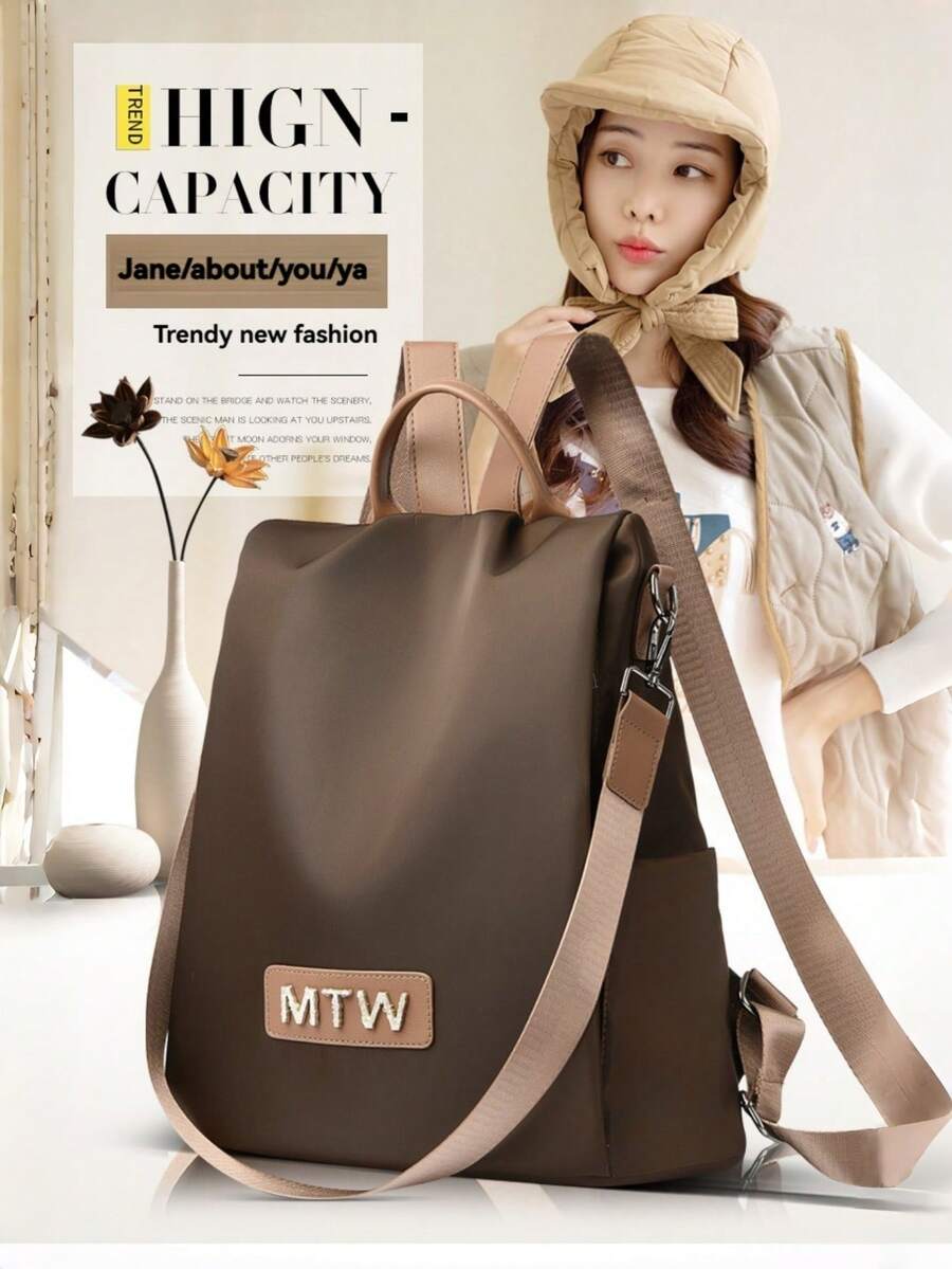 Anti-Theft Backpack, Women's Wallet, Multi-Function Fashion Daily Bag, Multi-Pocket Lightweight Travel Bag, Large Capacity Minimalist School Bag, Convenient School Bag, Suitable For Students, Nurses, Teachers, Business People, Travel, Business Trips, Commuting, Shopping, Office, Dates, Hiking, Training, Work, Birthday Gifts, Holiday Gifts, Backpack