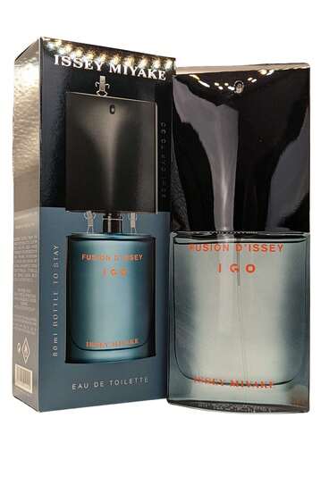  Issey Miyake Fusion D'Issey IGO Homme Eau De Toilette Spray 100ml (80ml To Stay + 20ml To Go) Mens Fragrance