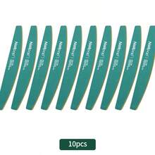 Nail File 10 PCS Professional Double Sided 100/180 Grit Nail Files Emery Board Black Manicure Pedicure Tool And Nail Buffering Files - Multicolor - View 9