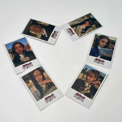 KATS-EYE VIEWFINDER Photography Card Set (6pcs) - A Collectible Card Game Showcasing The Latest Fashion Designs. This Series Contains Six High-Quality Photo Cards, Each Featuring A Different Member, Perfect For Fan Gatherings And Trading.
