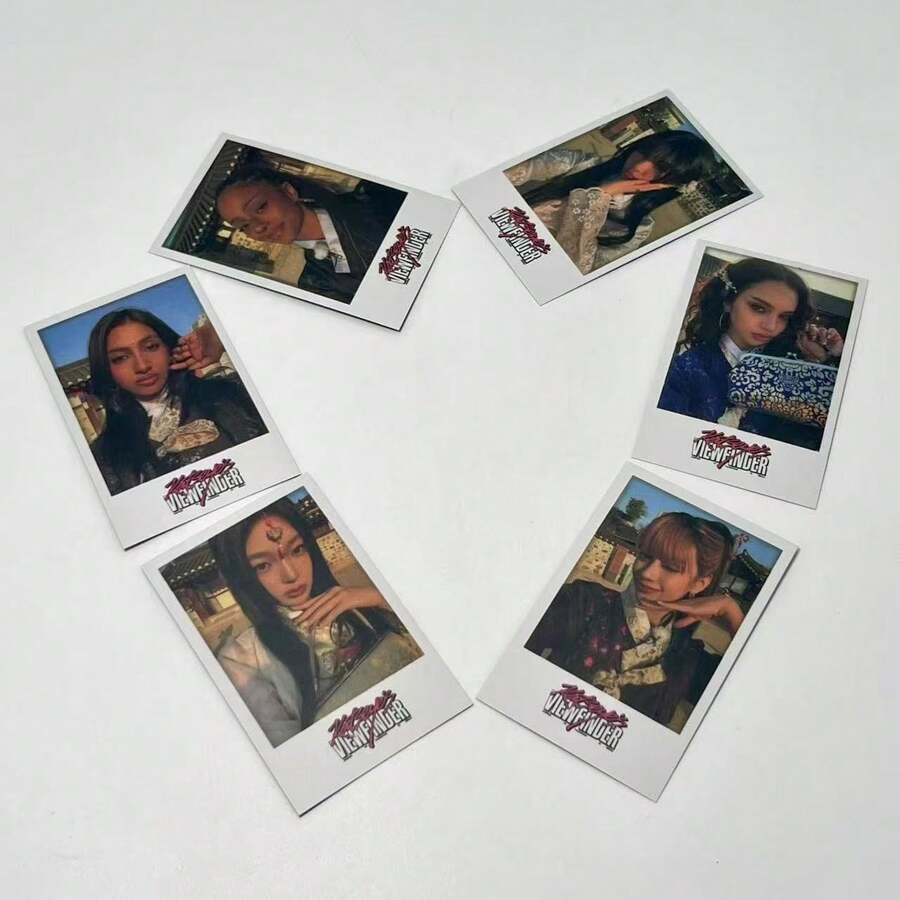 KATS-EYE VIEWFINDER Photography Card Set (6pcs) - A Collectible Card Game Showcasing The Latest Fashion Designs. This Series Contains Six High-Quality Photo Cards, Each Featuring A Different Member, Perfect For Fan Gatherings And Trading. - Multicolor - View 1