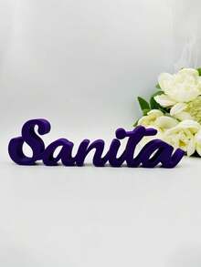 Customized Calligraphy Name Plate, Personalized Children Or Family Decor - Multicolor - View 9