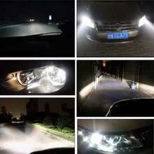 2个5630 SMD 10 LED H1 H3 6000K汽车雾灯/前大灯/行车灯灯泡 12V 白色内饰转向灯 - A - 查看 7