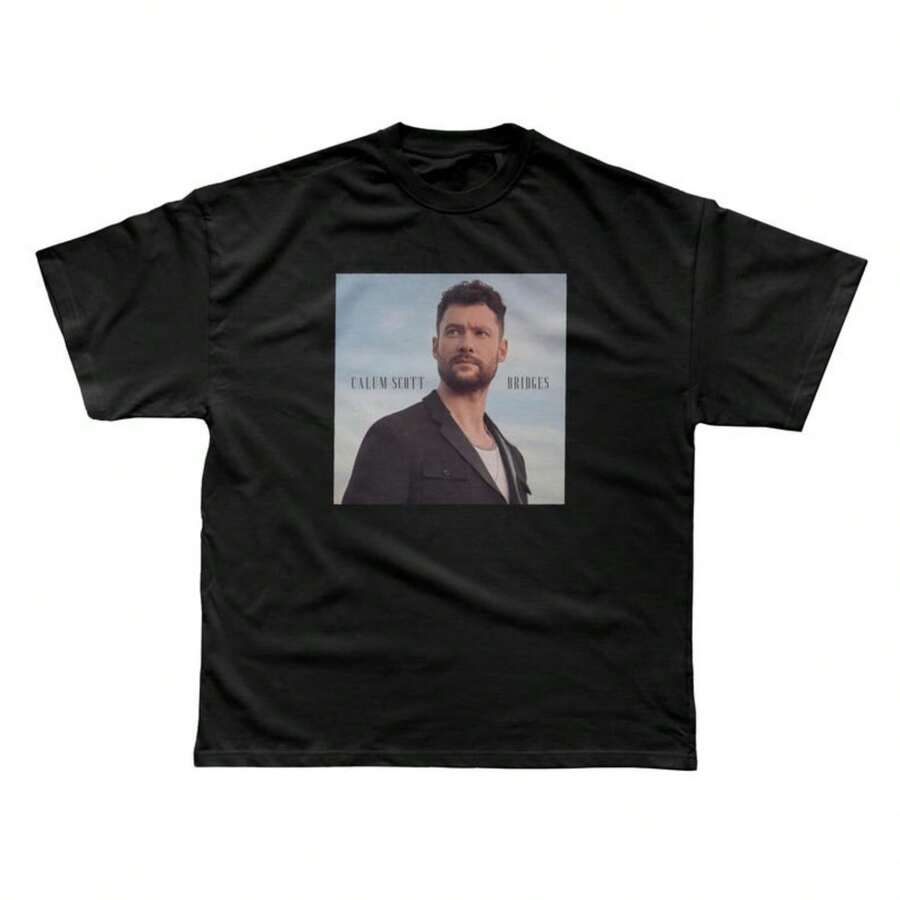 Camiseta unisex de lujo Bridges de Calumn Scott - Negro - Ver 1