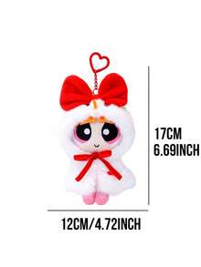 The Powerpuff Girls Holiday Character Keychain Bag Charm Pendant, Reindeer Snowman Penguin Costume Design Options, Cartoon Winter Cosplay Outfit with Detailed Expression and Decorative Elements, Soft-Touch Fabric Surfaces with Fine Stitching and Qualityefarsman, 1pight Hanging as Character Collectible for Daily Styling Display Decoration and Desk Accent, Eye-Catching Seasonal Cartoon Accessory for Character Fans and Art Figure Collectors, Ideal Christmas Holiday Birthday Gift Choice for Friends Couples and Special Celration Moments - 彩色 - 查看 15