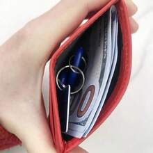 2PCS Man Purses Ultra Thin Mini Business Bank Credit Card Holder Wallet Simple Small Coin Cards Cover Pouch Case Bag - Multicolor - View 6