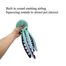 1个大型发声狗狗玩具 - 毛绒玩具，采用柔软面料，适合小型、中型和大型犬日常陪伴、训练奖励。 - 彩色 - 查看 10