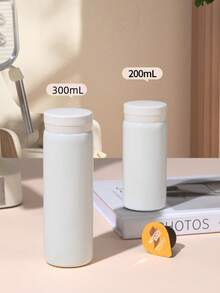 1pc Stainless Steel Mini Vacuum Insulated Water Bottle, 304 Stainless Steel , Modern Minimalist Chic Portable Pocket Cup, Suitable For School, Work, Travel, Sports & Fitness, Great Gift For Back To School, Graduation, Birthday Party - Multicolor - View 6