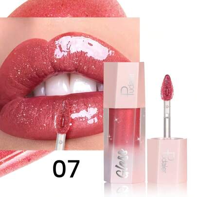 Pudaier 钻石光泽液体唇彩 - 滋润持久，打造丰盈美唇 | 送给她的完美保湿唇釉礼物！