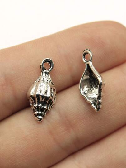 20 piezas de 19x9mm Colgantes de concha para hacer joyas DIY, collares, llaveros, cadenas de teléfono, pulseras y accesorios de manualidades