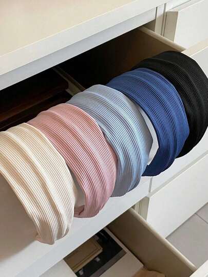 1条简约柔软宽边发带，百搭日常佩戴发饰，适合女性，春夏款