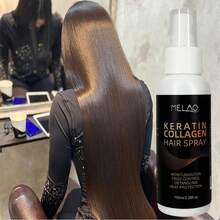 MELAO Collagen Keratin Hair Spray - Repairing, Strengthening, Leave-In Hair Conditioner With Heat Protection, Suitable For Damaged Hair - Khaki - View 5