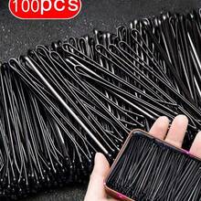 (100pcs/Pack) Black Hair Clip For Women, Side Clip For Bangs, Hairpin For Fixing Hair, U-Shaped Hair Clip, Steel Clip Accessories, Hair Accessories For Women, Hair Tools, Beauty Accessories, Curly Hair Accessories, For Women, Fall, Travel, Hair Tools, Accessories Women, Hair Stuff,Fall,Hair,Hair Accessories,Accessories,Hair Accessories For Women,Travel,Hair Accessories,Accessories Women,Hair Accessory,Hair Accessories Women,Hair Tools,Hair Stuff,Stuff,Beauty Accessories,Gifts,Travel,Gifts For Women,Hair Stuff,Stocking Stuffers,Stocking Stuffers,Stocking Fillers,Stocking Stuffers For Women,Stocking Fillers Women,Christmas Gifts,Gifts,Christmas Stocking Fillers,Gifts For Women,Gift,Christmas Gift,Stocking Stuffers For Adults,Stocking Fillers For Adult,Hair Stuff,Women's Accessories,Stocking - Multicolor - View 1