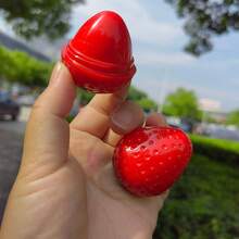 1/4 Bálsamo labial con sabor a fresa, aumenta el volumen de los labios, hidratación duradera, cuidado nutritivo, repara las líneas de los labios de las mujeres, regalo perfecto para Navidad y Halloween - Sabores diversos - Ver 10