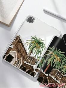 Middle East Style Flip Pad Case Middle East 1pc Camels & Palm Trees Dual-Sided Acrylic Transparent Crystal Backboard Shockproof Sleep/Wake Tablet Case Compatible With IPad (A16) 11th Gen 11-Inch 2025 Case, 9th/ 8th/ 7th Generation 10.2 Inch Case, 3+Y Fold Anti-Bend, Built-In Pencil Slot, Perfect Daily Protection Spring Gift - Multicolor - View 4