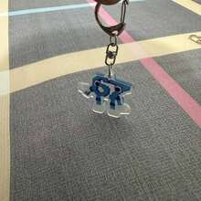 Flat Acrylic Cartoon Number 67 Keychain, Casual Simulated Numeric 67 Figure Keychain, Versatile Daily Gift For Family And Friends, Can Be Hung On Bags And Backpacks - Multicolor - View 4