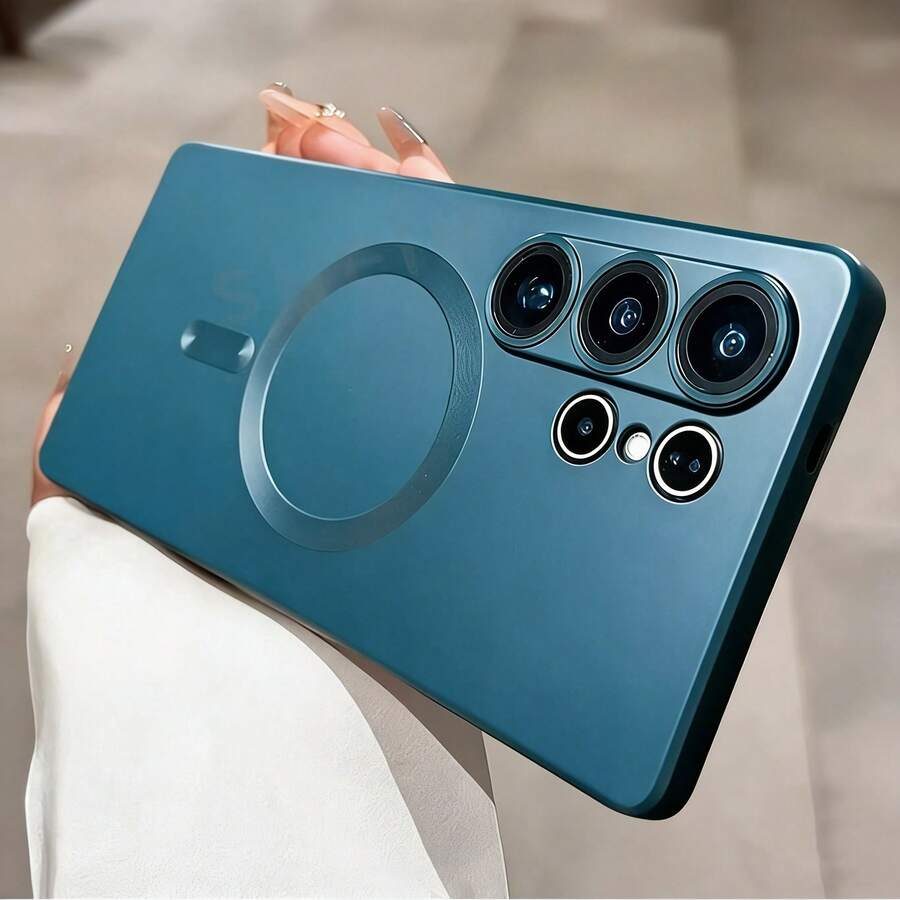 Luxury Matte Magnetic Phone Case For Galaxy S26 Ultra S24 Plus S23 FE S22 S21 S20 S25 Ultra Note 20 Ultra S25FE S24 FE S23 FE A17 A16 A26A36 A56 A15 A25 A35 A55 A06 A05S A14 A34 A54 Protector Cover
