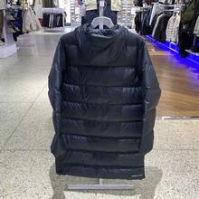 Nike Men's Casual Hooded Mid-Length Down Jacket, Warm - Black - View 9