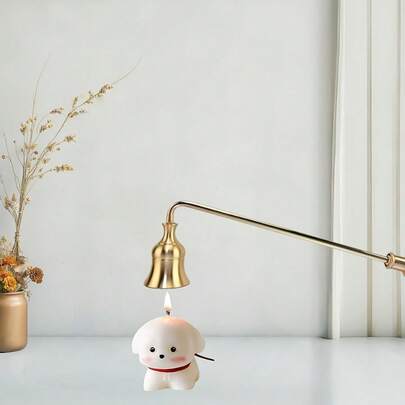 多色金属灭烛器 - 优雅手柄设计，轻松熄灭火焰，节日家居装饰礼品，适合圣诞节、情人节、生日和感恩节，高端风格 | 坚固耐用