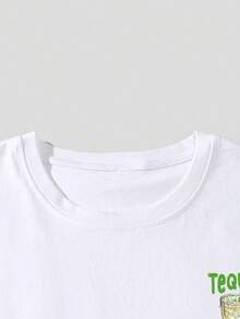Men's Casual Sleeveless Vest, Lightweight Summer Sportswear, Creative Agave Print, Round Neck Stretch Base Layer. - White - View 5