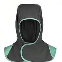 1件2025升级版阻燃焊接肩披，展开尺寸44*48厘米，包含防火头罩、防溅披肩、阻燃帽、工业防尘肩披，一体式头罩披肩设计，专用于焊接、金属打磨、切割作业的阻燃焊接披肩，保护肩颈免受火花和灼伤，工业安全防护。 - 彩色 - 查看 13