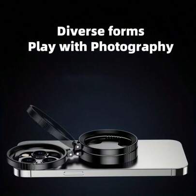 52mm Phone Photography Polarizing Filter Lens, With Magnetic CPL Polarizer To Eliminate Glare, HD Filter, Camera Filter Adapter Ring, Universal Magnetic Quick Release Holder, Suitable For IPhone And Multiple Brand Smartphones, Photography Lens Filter Kit