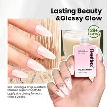 Beetles 15ml Hema Free Black Gel Polish – Silent Charm Audrey Color Long-Lasting Soak Off UV LED Glossy Manicure DIY Nail Art - 15Ml Hema-free Vanila Milkshake - 查看 5