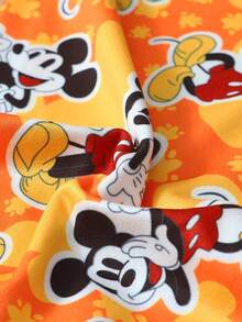 Disney 3条装卡通涂鸦印花男士内裤，松紧腰带男士平角内裤 - 彩色 - 查看 3