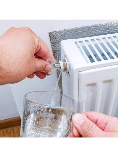 Durable Zinc Alloy Radiator Vent Key Suitable For HVAC Valves High Quality, Adopts EU Standard Connection Thread Ideal For Pipe Maintenance, Neutral Fit, Ventilation Key