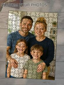 Custom Adult Jigsaw Puzzles - Personalize With Your Photos, Couple Pictures, Art Prints, Landscapes, Or Pet Portraits To Capture Beautiful Moments. Made From High-Quality Paper Material, A Perfect Gift Idea For Christmas, Featuring A Frameless Design - Mixed Colors - View 1