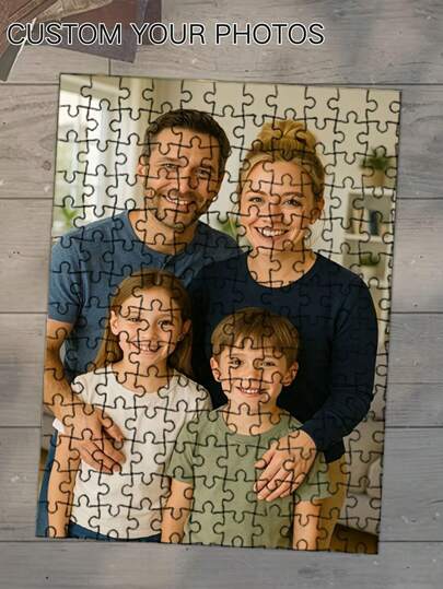Custom Adult Jigsaw Puzzles - Personalize With Your Photos, Couple Pictures, Art Prints, Landscapes, Or Pet Portraits To Capture Beautiful Moments. Made From High-Quality Paper Material, A Perfect Gift Idea For Christmas, Featuring A Frameless Design