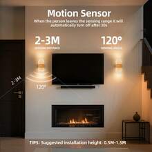 Lampu Dinding Sensor Kristal, Lampu Dinding Akrilik, Lampu Malam USB, Lampu Dinding Dekoratif, Lampu Dinding Nirkabel, Desain Paduan Bertenaga Baterai, Lampu Malam Magnetik Isi Ulang, Cocok untuk Dekorasi Lorong, Lemari Dapur, dan Ruangan - Beraneka warna - View 5